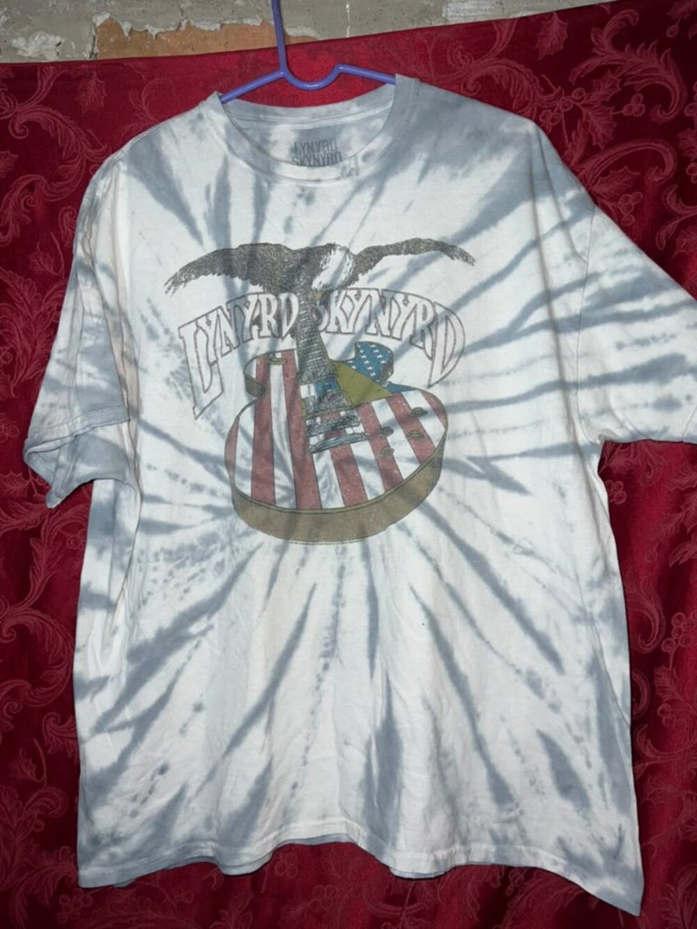 Lynyrd Skynyrd Band Graphic Tie-Dye T-Shirt Size XL